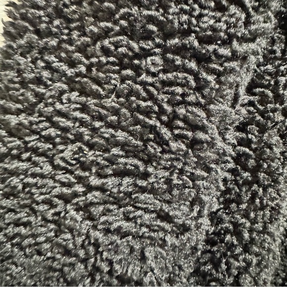 Aritzia Wilfred Black Laboratoire Teddy Sherpa Coat Size Small Oversized - Picture 10 of 16